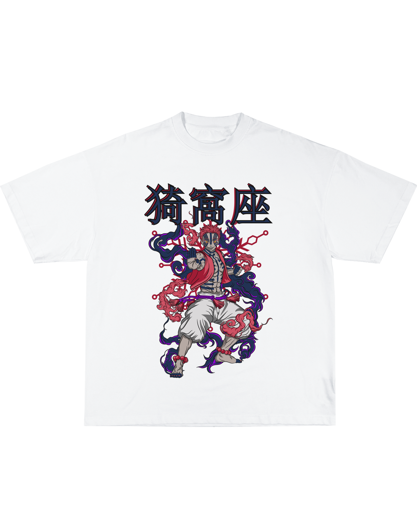 039 DEMON SLAYER – AKAZA OVERSIZE T-Shirt