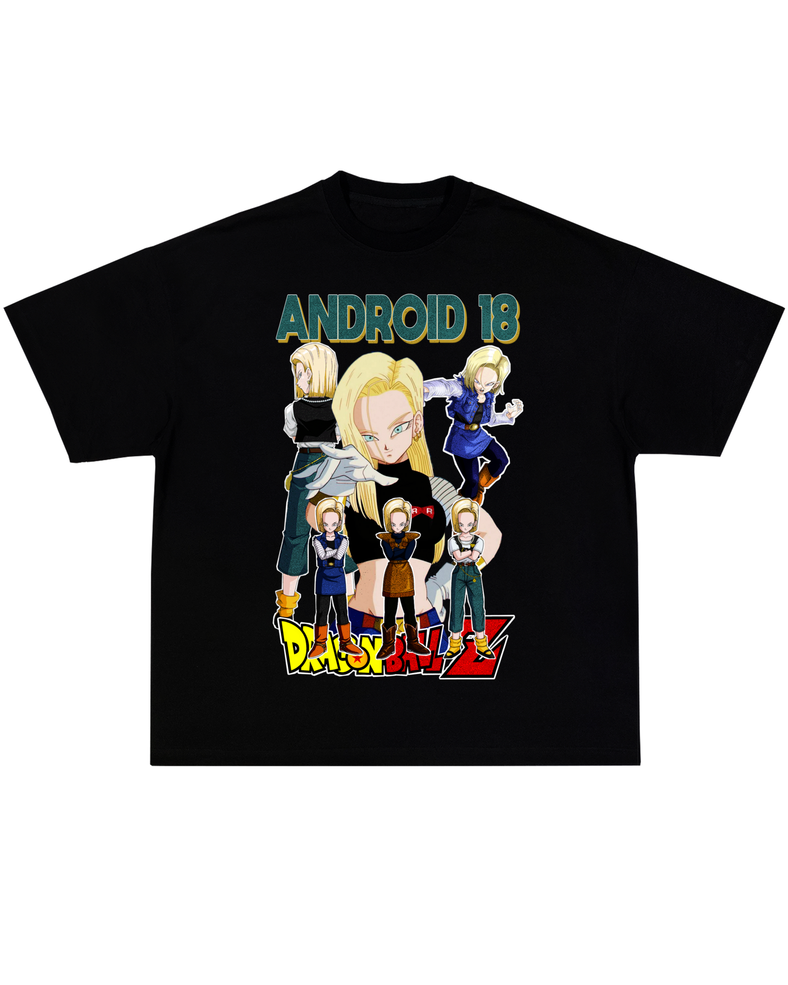 DBZ - ANDROID18 OVERSIZE T-Shirt