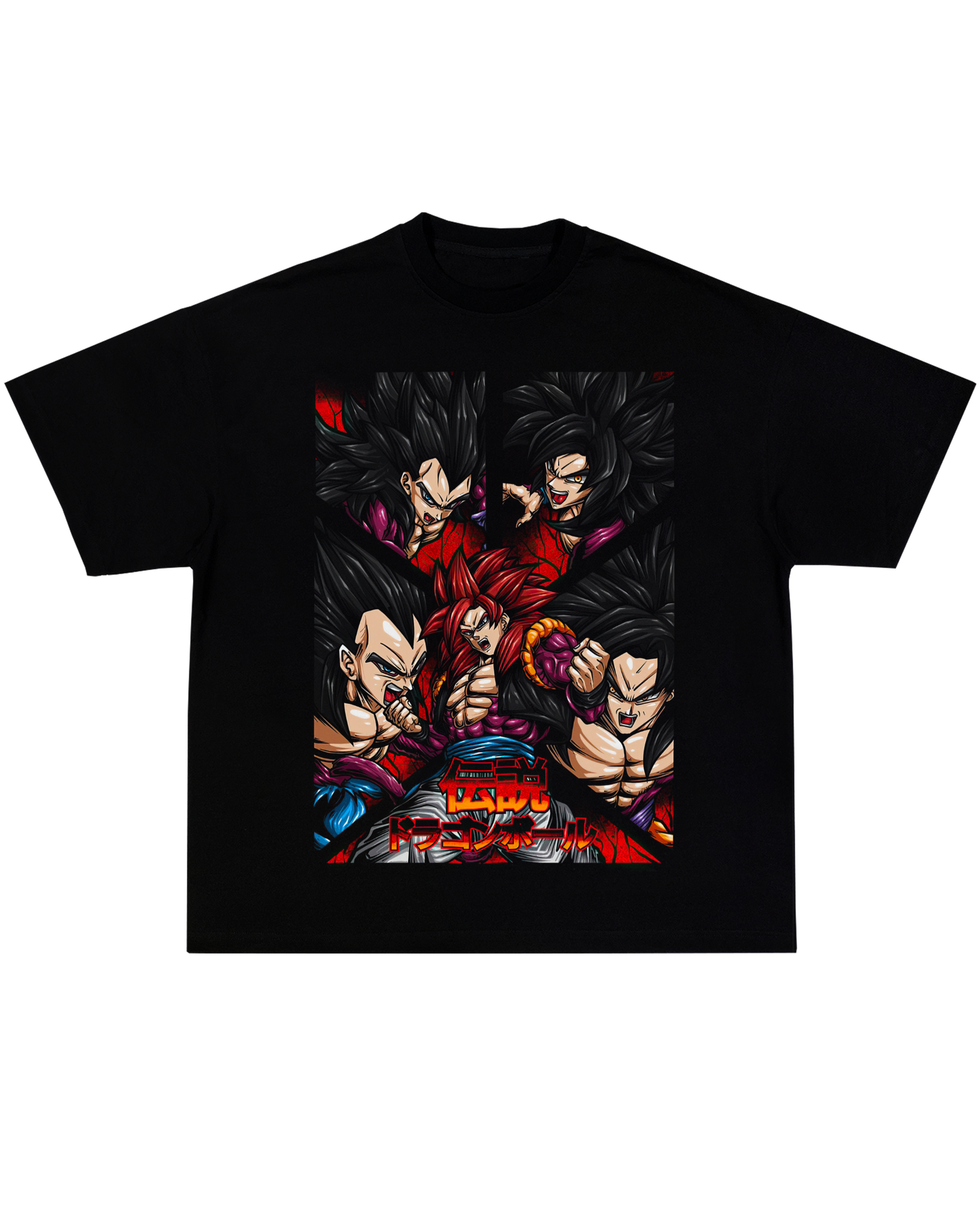 DBZ - GOKU & VEGETA SSJ4 OVERSIZE T-Shirt