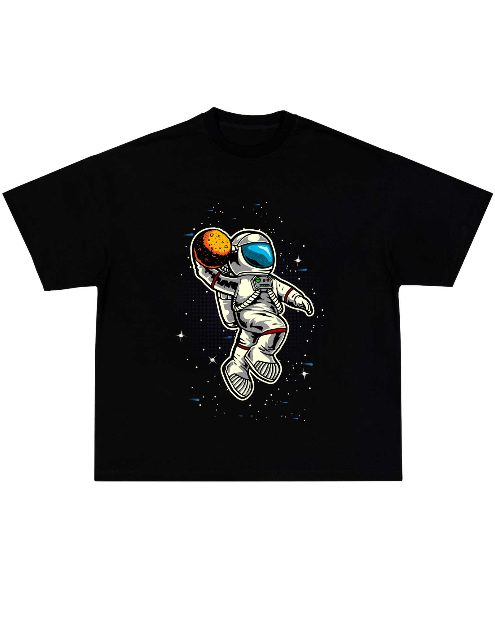 Space Basketballer Astronaut Oversize T-Shirt