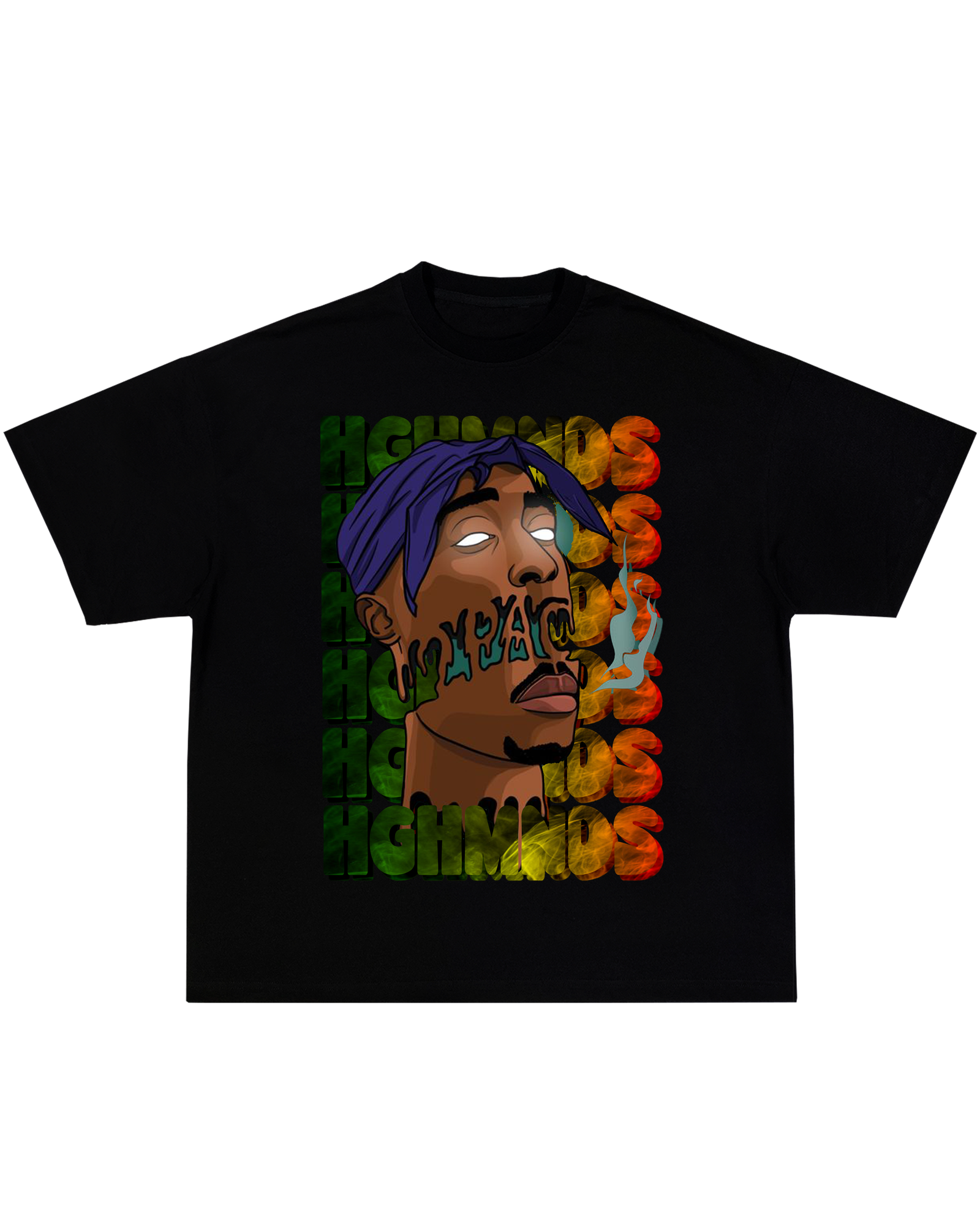Tupac Shakur Tribute OVERSIZE T-Shirt (Alternative Design)