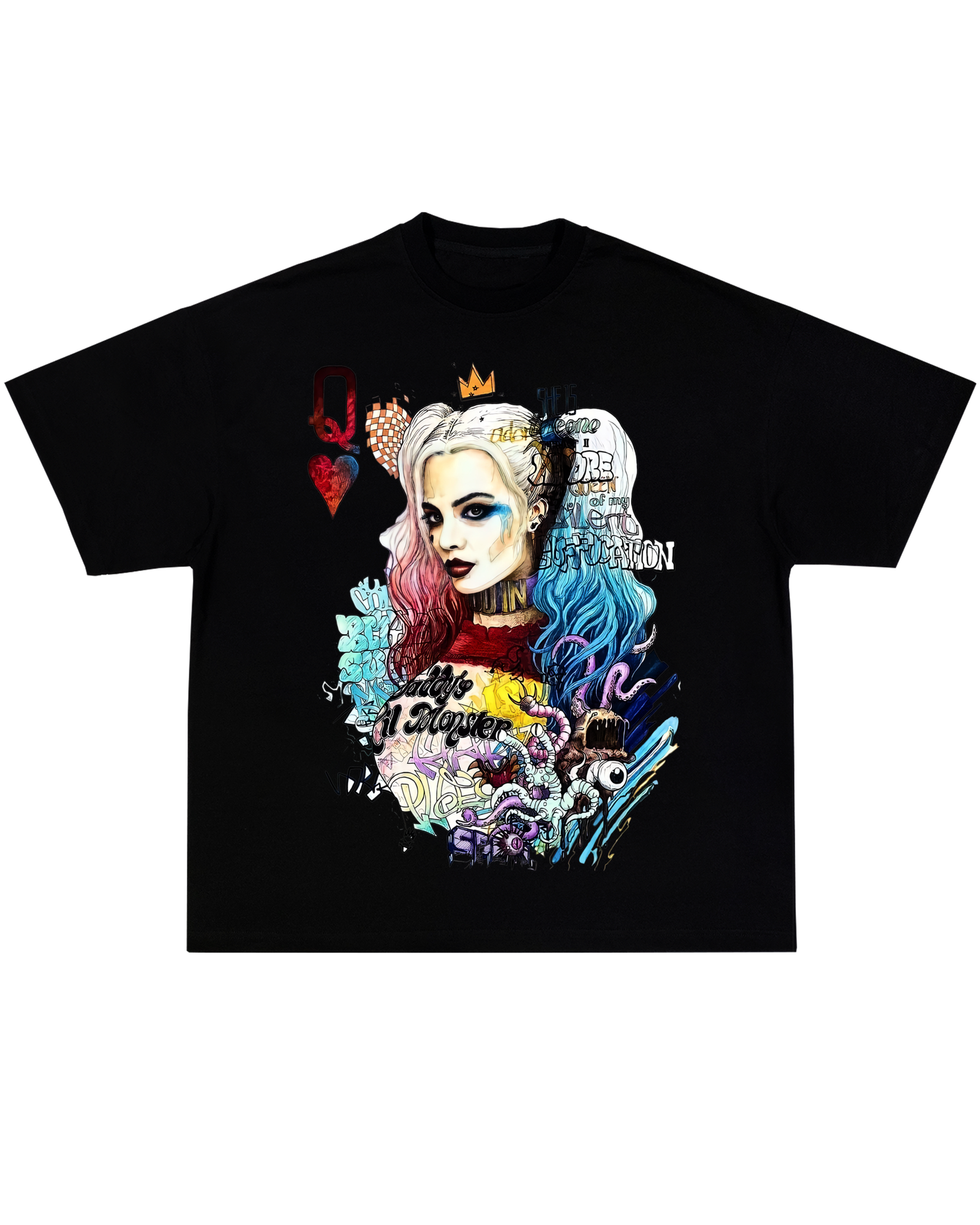 Harley Quinn Tribute OVERSIZE T-Shirt